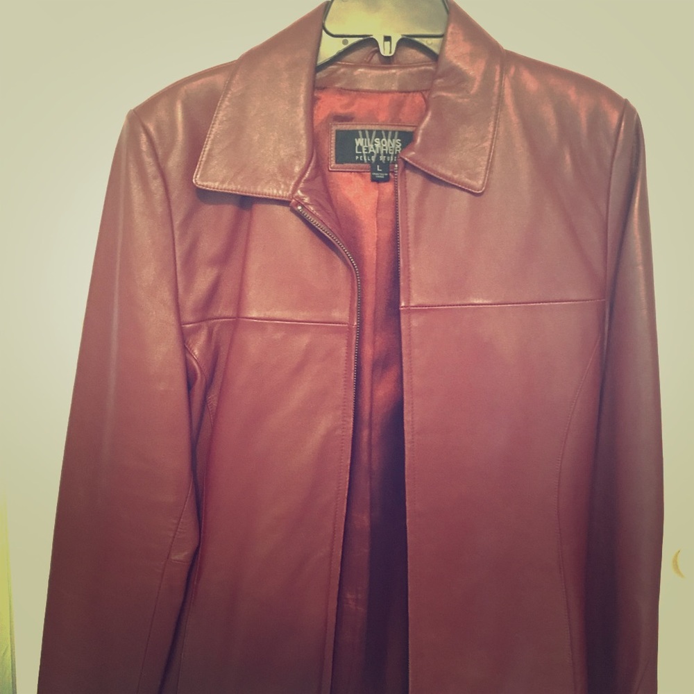 Leather jacket